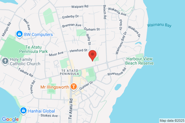 Map for Te Atatu Peninsula Kindergarten