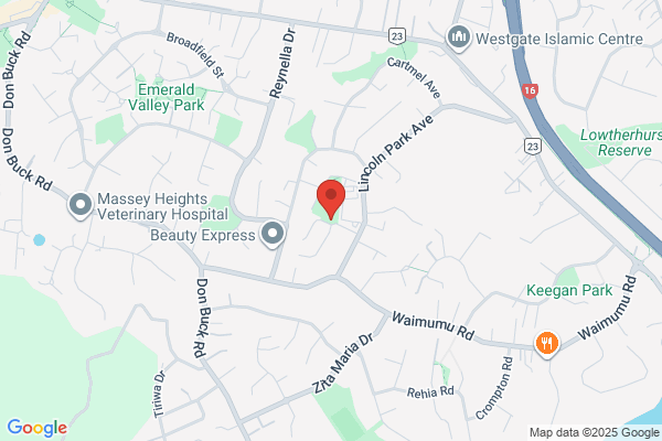 Map for Massey Playcentre