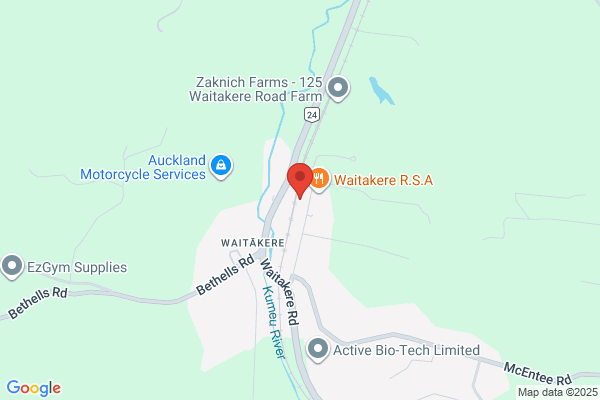 Map for Waitakere Kindergarten