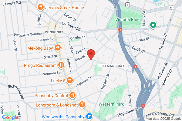 Map for Freemans Bay Playcentre