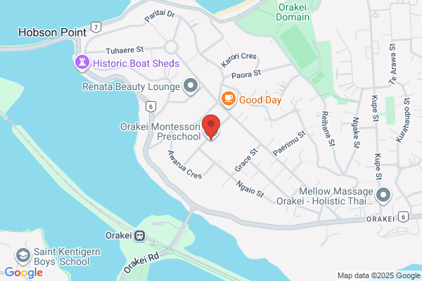 Map for Ōrākei Montessori Pre-School