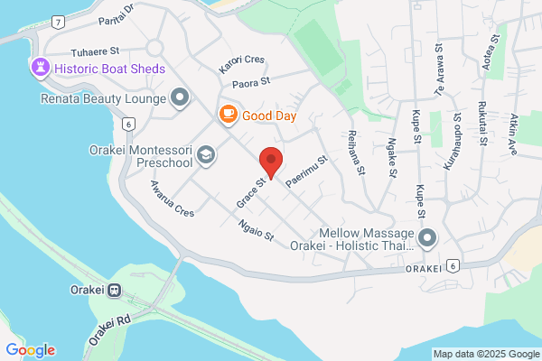 Map for Orakei Kindergarten