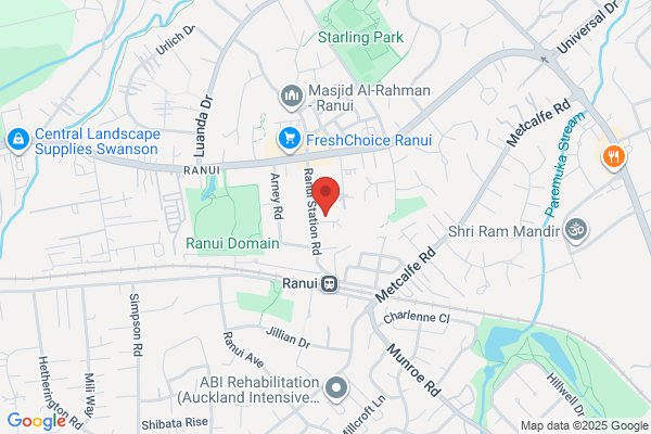 Map for Ranui Kindergarten