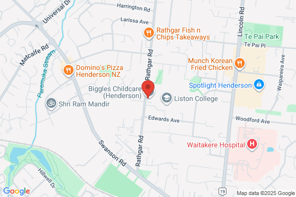 Map for Biggles Childcare (Henderson)