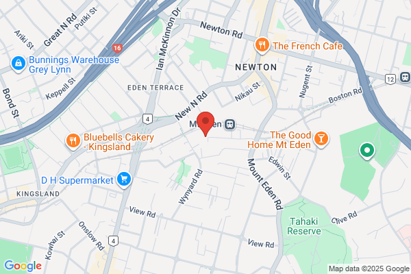 Map for Bear Park Mt Eden