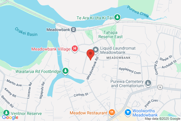 Map for Meadowbank Kindergarten