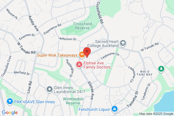 Map for Pohutukawa Kindergarten Glendowie