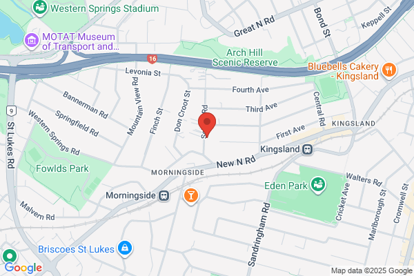 Map for Morningside Playcentre