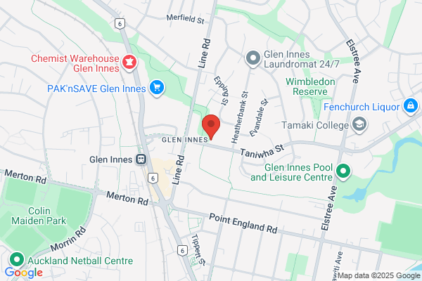 Map for Tongan Tamaki Fe'ofa'aki Preschool