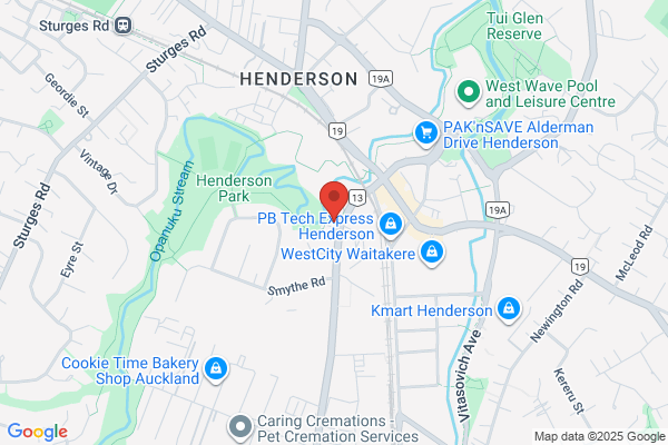 Map for Henderson Kindergarten