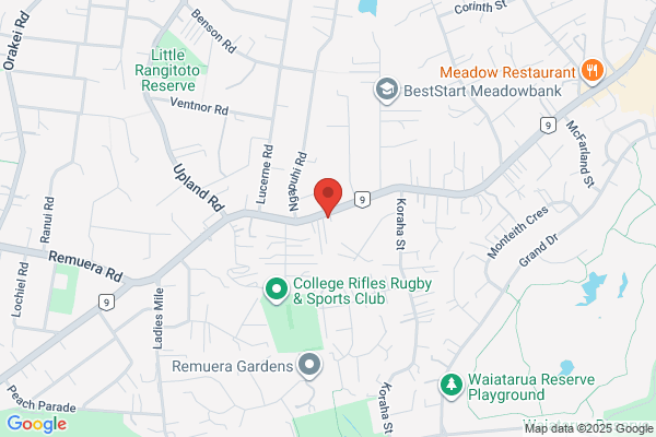 Map for Remuera Baptist Kindergarten