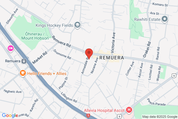 Map for Remuera Montessori Ltd
