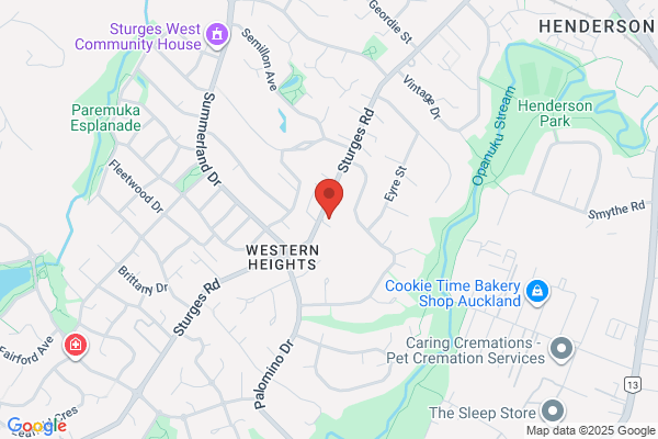 Map for Sturges Road Kindergarten