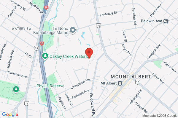 Map for Mt Albert Kindergarten