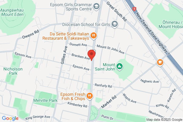 Map for Peacocks Early Learning Centre Epsom