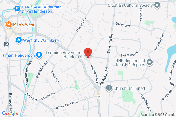 Map for Learning Adventures Henderson