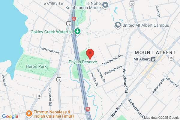 Map for Mt Albert Playcentre