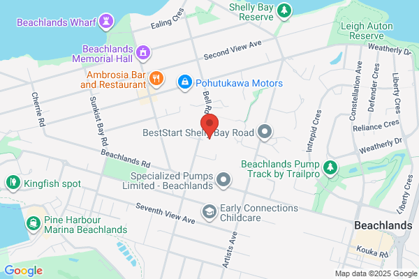 Map for Go Bananas Childcare Beachlands