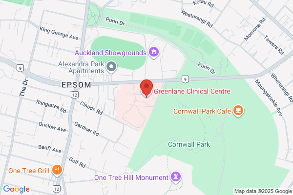 Map for Starship Play Service: Greenlane Surgical Unit