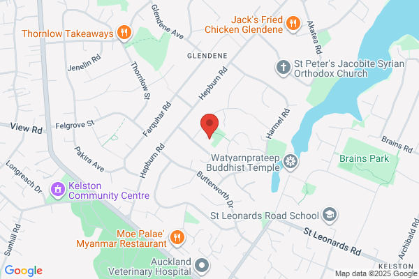 Map for Glendene Playcentre