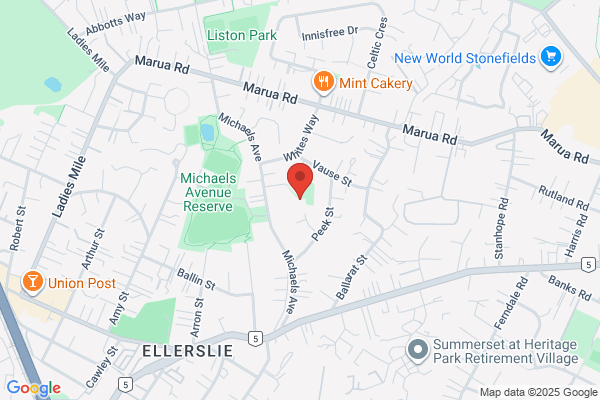 Map for Ellerslie Playcentre