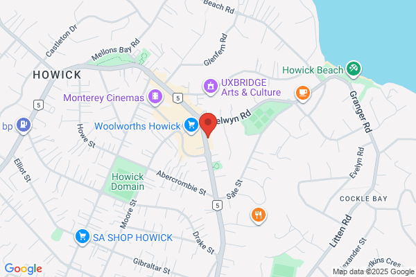 Map for The Childrens Corner Howick