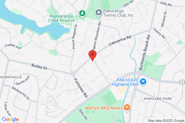 Map for Kindercare Learning Centres (8) Pakuranga