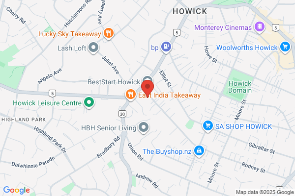 Map for St Andrews Chilton Kindergarten