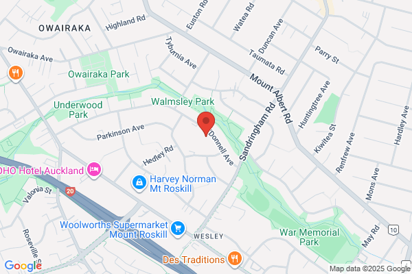 Map for Wesley Kindergarten