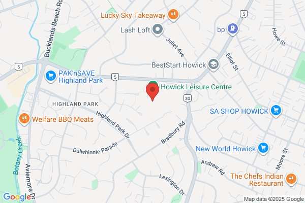 Map for Howick KIDS Early Learning Centre