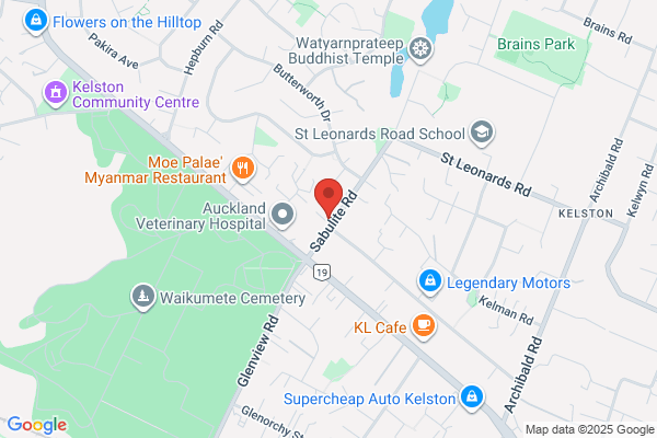 Map for My Kindy Kelston