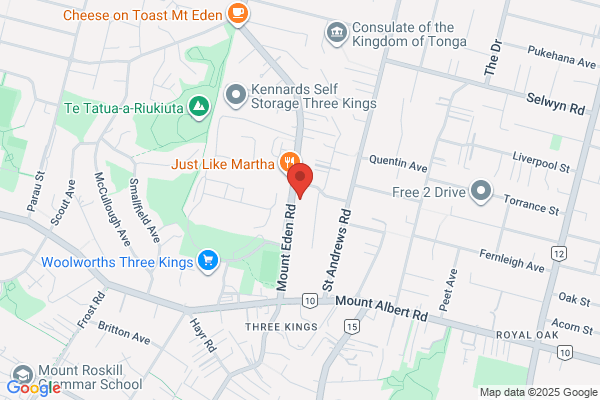 Map for Three Kings Early  Learning Centre