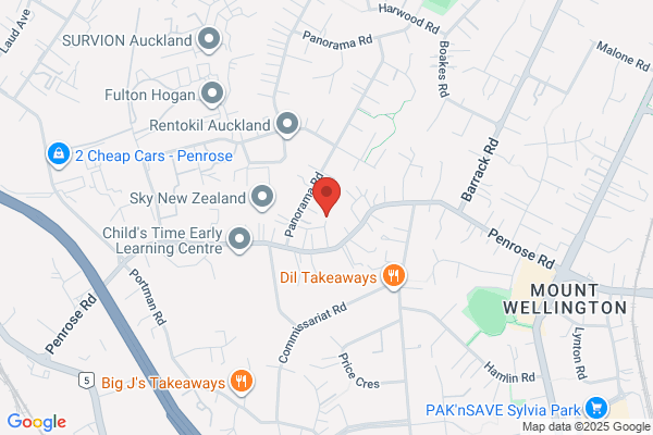 Map for Mt Wellington Playcentre