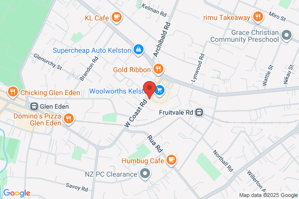 Map for Just Kidz Kelston