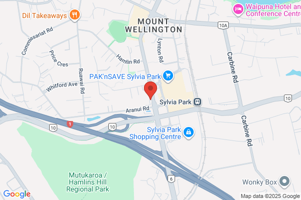 Map for All About Children - Sylvia Park