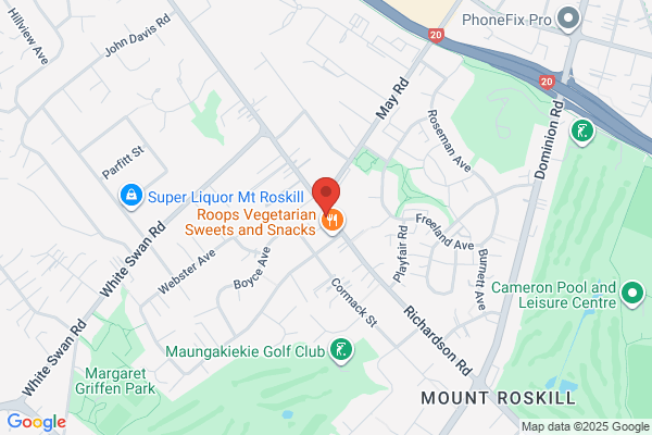 Map for Mt Roskill Baptist Kindergarten