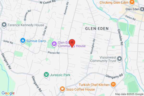Map for Glen Eden West Kindergarten