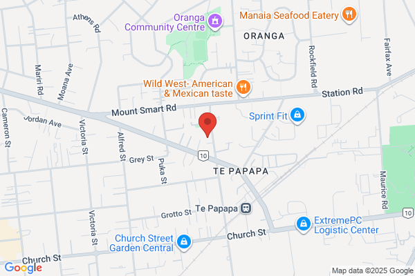 Map for MyKindy Onehunga