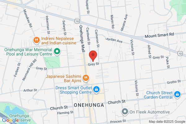 Map for Busy Bees Onehunga