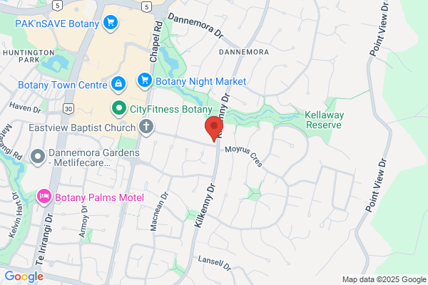 Map for Dannemora Kindergarten