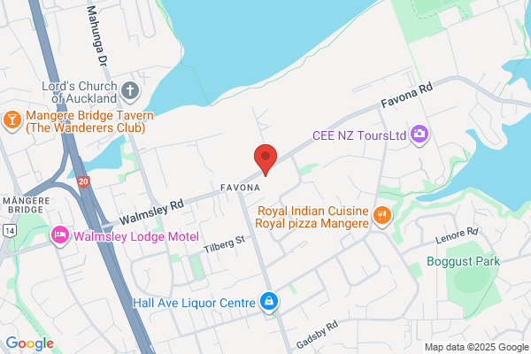 Map for Immanuel Preschool (Favona Rd)