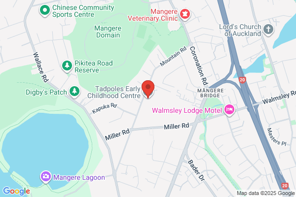 Map for Tadpoles Early Childhood Centre