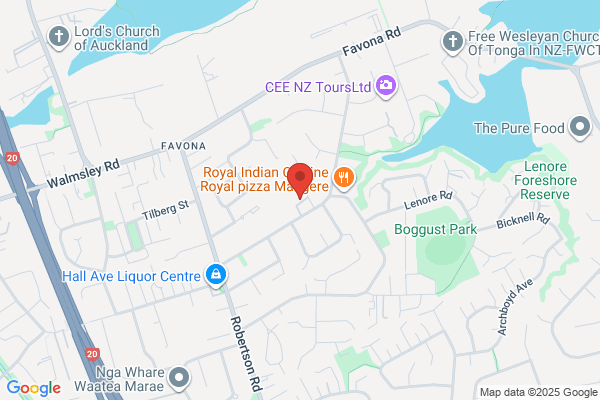 Map for Favona Kindergarten