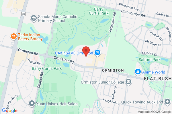 Map for Just Kidz Ormiston