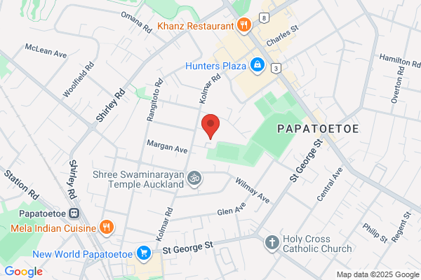 Map for Papatoetoe Playcentre