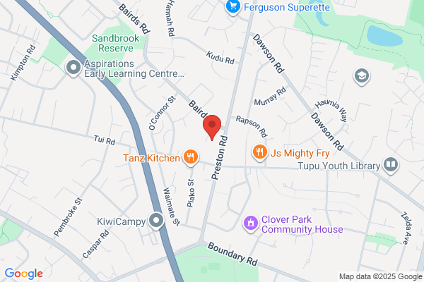 Map for Flatbush Kindergarten