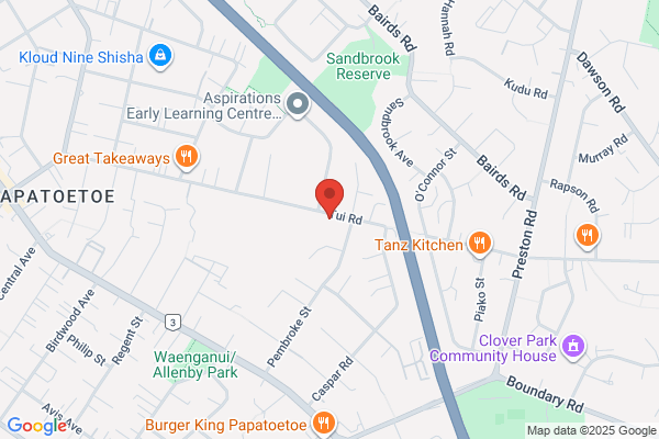 Map for Blossoms Educare Papatoetoe