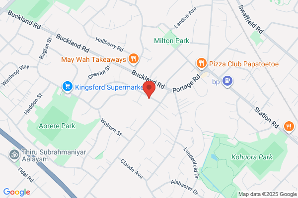 Map for Immanuel Preschool (Mangere)