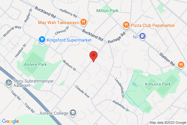 Map for Immanuel Preschool (Papatoetoe)