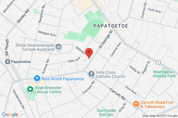 Map for Papatoetoe Kindergarten